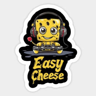 easy cheese Sticker